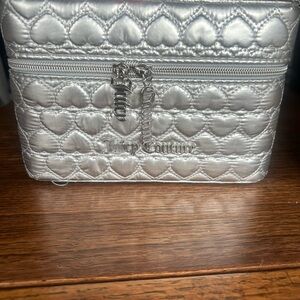 Juicy Couture Silver Cosmetic Bag